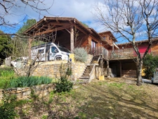  DURFORT (30170) A vendre Maison à ossature bois – 153 m² habitables environ  sur 4000 m² de terrain et 189m² d'annexes.