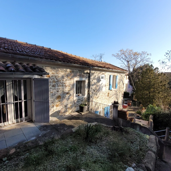 Dpt Gard (30), à vendre ALES Menudiere maison en pierre à rénover d'environ 134 m² sur terrain de 2200 m² 