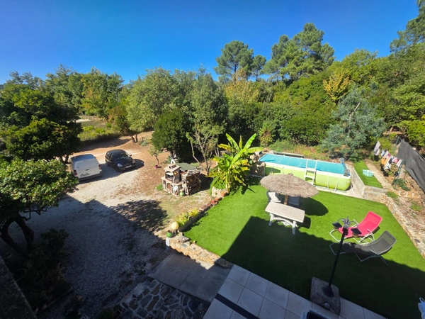  DURFORT (30170) A vendre Maison à ossature bois – 153 m² habitables environ  sur 4000 m² de terrain et 189m² d'annexes.