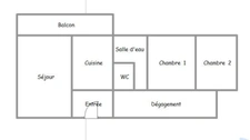EXCLUSIVITÉ -  ANNECY T3 - 66,5 m² avec balcon et vue montagne