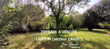 LANTON (secteur CASSY) - Terrain à 1 km du port - Libre de constructeur
