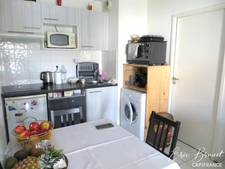 ANDERNOS-LES-BAINS - occupied one-bedroom apartment - 1st and top floor - with parking