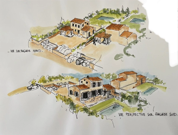 Dpt Bouches du Rhône (13), à vendre FONTVIEILLE terrain 750m2