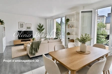 A vendre Le Plessis Robinson - 69m² rénové - 2 chambres - Balcon - Box - Gare 10mn
