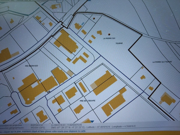 Terrain bâtissable à vendre  de 4520 m2 SEMUR EN AUXOIS (21)