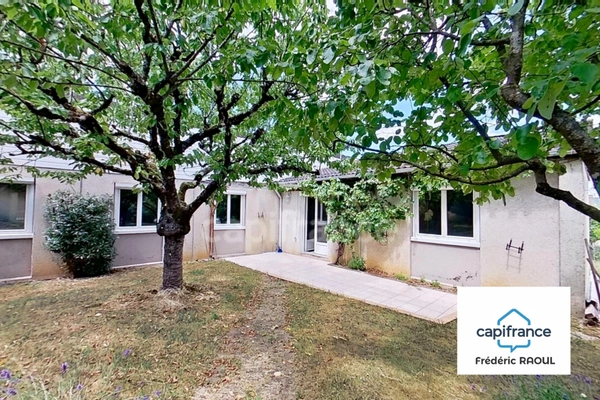 Maison de plain-pied, fonctionnelle, 5 chambres