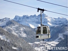 Terrain avec chalet à terminer, vue Dents du Midi