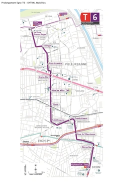 3-room apartment crossing skyscraper in Villeurbanne, 