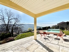 VEYRE-MONTON, Villa P6 avec très grand garage, piscine sécurisée et chauffée sur terrain de 1 509,00 m²