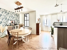 RIOM - EXCLUSIVITÉ – Maison de ville de caractère P6 entièrement rénovée avec jardin, abri et cave