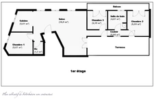 CHATELGUYON (63) - Appartement 4 pièces rénové, balcon filant et terrasse privative