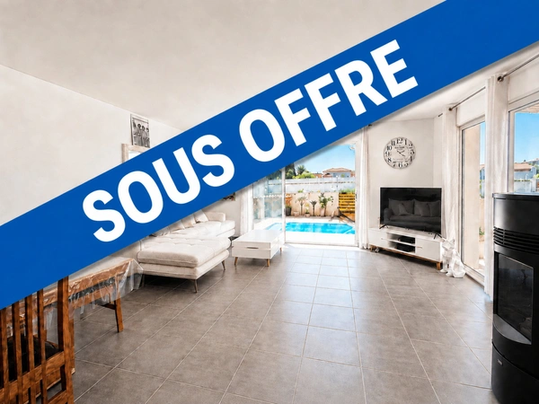 Maison à vendre 4 pièces MONTARNAUD (34) 3 Chambres, Plain-pied, piscine, garage et stationnement
