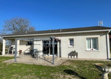 Maison de plain-pied, 3 chambres, garage, jardin à CASTELJALOUX (47)