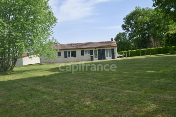 Maison de plain pied - 3 chambres - hangar - proche de MIRAMONT DE GUYENNE (47)