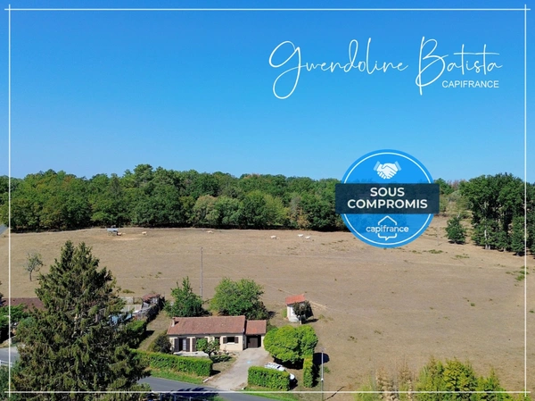 SOUS COMPROMIS - Maison Plain-pied 84m² - 3 Chambres - Terrain 1200m² avec vue dégagée - GINESTET