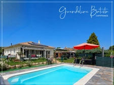 Single-storey house 134m² - 4 bedrooms - 1140m² plot with swimming pool - PINEUILH (33)