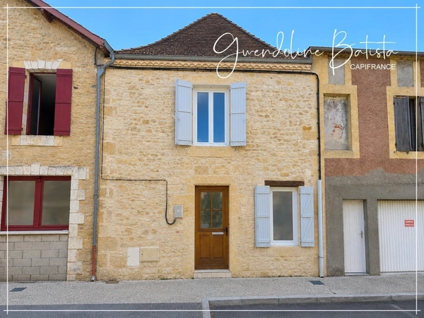 Maison de ville louée – Investissement locatif au cœur de Lalinde