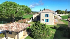 Near EYMET Stone property 300m² with gîte - Land 8000m²