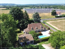 Charming stone property with gîte, swimming pool and wooded grounds - LAMONZIE SAINT MARTIN (24)