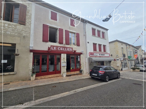 Immeuble de caractère 190m2 avec local commercial et appartement T3