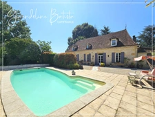 Charming stone property with gîte, swimming pool and wooded grounds - LAMONZIE SAINT MARTIN (24)