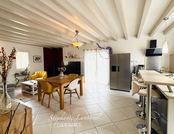 À Labenne bourg, maison moderne 5 pièces avec 4 chambres, garage et spa 