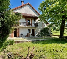 Maison individuelle à vendre à Ruffieux + Grange 200 m² + terrain + vue dégagée à 1h de Genève, 45 min d'Annecy et 30 min d'Aix-les-bains