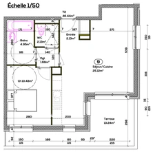 Appartement T2 à vendre à SEYSSEL (01) avec terrasse