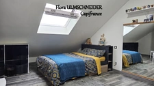 Authenticité et espace : grande maison mitoyenne en pierre avec 5 chambres à vendre à CHINDRIEUX avec garage et terrain proche du lac du Bourget, entre Aix-les-Bains et Annecy