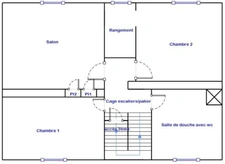 Authenticité et espace : grande maison mitoyenne en pierre avec 5 chambres à vendre à CHINDRIEUX avec garage et terrain proche du lac du Bourget, entre Aix-les-Bains et Annecy