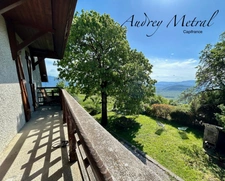 Maison individuelle à vendre à Ruffieux + Grange 200 m² + terrain + vue dégagée à 1h de Genève, 45 min d'Annecy et 30 min d'Aix-les-bains