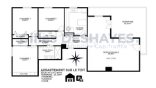Appartement sur le Toit : 101 m² au dernier étage – Terrasse 25 m²