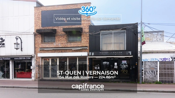 Les Puces – Marché Vernaison (Saint-Ouen) | Murs Commerciaux Libres (224.86m²)