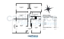 Trévoux 01600 - T4 83.19m² Loi Carrez - Balcon + Cave + Garage