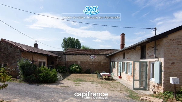 SAINT-BÉNIGNE – MAISON ANCIENNE EN PIERRE DE PLAIN-PIED – 133 M² – DÉPENDANCE