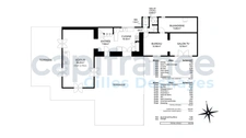 Maison 172 m² habitables, 187 m² au sol, sur un terrain arboré de 1 395 m² en Zone U.
