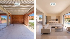 Architect-designed, watertight house ready to be customized – 4 rooms – 123 m² – 347 m² plot with potential for a swimming pool – Céret 66400
