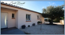 Single-storey house, detached on 4 sides, on a 553m2 plot, for sale in BANYULS DELS ASPRES (66)