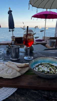 Golfe de Saint Tropez-restaurant de plage en pleine propriété