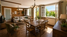 Maison à vendre (47)BOÉ – Maison familiale avec grand parc arboré de 2 400 m², dépendances et hangar