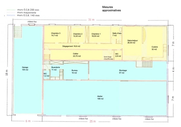 ATELIER, STOCKAGE, BUREAU à vendre MAGNIEU (01) avec logement de fonction + terrain proche de BELLEY à env. 1H30 de Lyon et de Genève