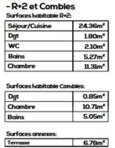 Appartement T3 de 61,45 m² en duplex à vendre à SEYSSEL (01), avec terrasse à 45 mns d'Annecy et de Genève