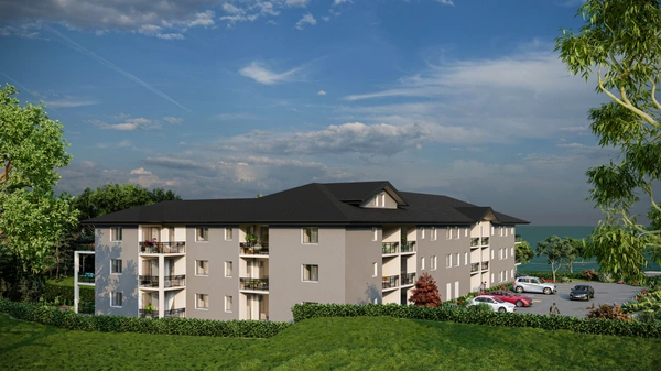 Appartement de 86,40 m² à vendre à SEYSSEL (01) avec terrasse, proche du Rhône, à 45 mns d'Annecy et de Genève
