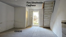 Maison mitoyenne + annexe en pierre à vendre à VIONS en CHAUTAGNE, avec cour et terrain - env. 35 mns d'Aix-les-Bains et env. 50 mns d'Annecy