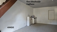 Maison mitoyenne + annexe en pierre à vendre à VIONS en CHAUTAGNE, avec cour et terrain - env. 35 mns d'Aix-les-Bains et env. 50 mns d'Annecy