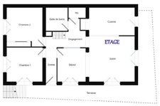 A vendre à CHINDRIEUX, maison individuelle avec fort potentiel d’évolution – Jusqu’à 140 m² habitables. Terrain et garage. Lac du Bourget
