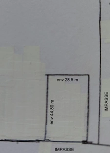 A Morlaas, Terrain à vendre de 1 272,00 m² plat viabilisé