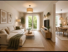 A. SAINT THURIN (42) Maison de 65 M2 avec garage attenant et parcelle de bois de 4400 m2