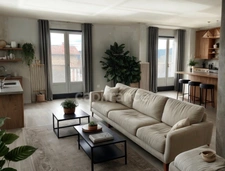 LES SALLES (42). MAISON INDIVIDUELLE de 120 M2 à finir de restaurer, son beau terrain de 2700 M2 constructible 