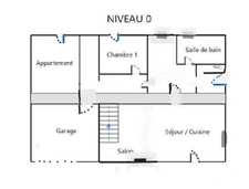 A Vendre Maison longère en pierre de 200 m² - 7 pièces + gite à  PLELAN LE GRAND (35)